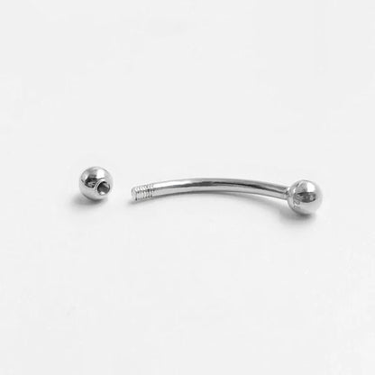 925 sterling silver Belly Button Rings Tiny Round Ball Navel Rings 16G Belly Navel Piercing Jewelry