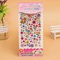 3D Gem Stickers Self Adhesive Rhinestone Heart/Flower/Star/Drop Stick On Diamantes for Kids Girls DIY Craft Creative Decoration