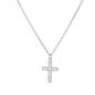 Zircon Cross Pendant Necklace for Women Gold Color Stainless Steel Collar Neckalces 2024 Trend Goth Party Wedding Jewelry Gifts