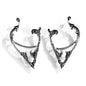 1Pair Goth Punk Fairy Elf Ear Cuff Earrings for Women Trendy Vintage Piercing Clip Earring Halloween Jewelry Accessories Gift