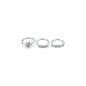 3pcs Zircon Nose Rings Nostril,Adjustable Flower Hoop Ring Tragus Ear Cartilage Earring Hypoallergenicity Nose Piercing Jewelry