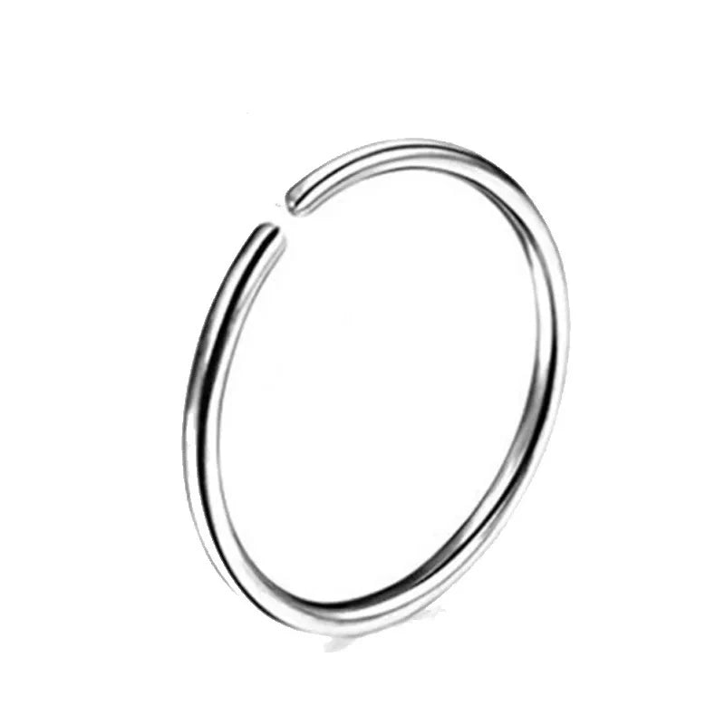 316L Stainless Steel Magnetic Septum Fake Nose Rings for Women Men Non-pierced Nose Hoop Tragus Falso Piercing Nez Body Jewelry