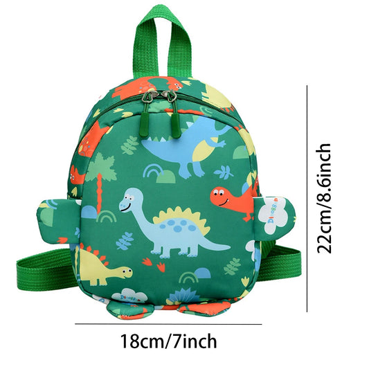 1Pcs Cute Cartoon Dinosaur Baby Backpacks Kindergarten Schoolbag Children Boys Girls School Bags Adjustable Animals Kid Backpack