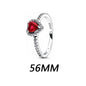 Hot selling 925 sterling silver heart-shaped luxury ring necklace earrings fashionable and exquisite festival jewelry gifts