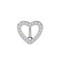 Heart Belly Button Ring Navel Piercing Female Sterling Silver 14G Belly Barball Piercing Ring Body Jewelry Navel Ring Umbilical