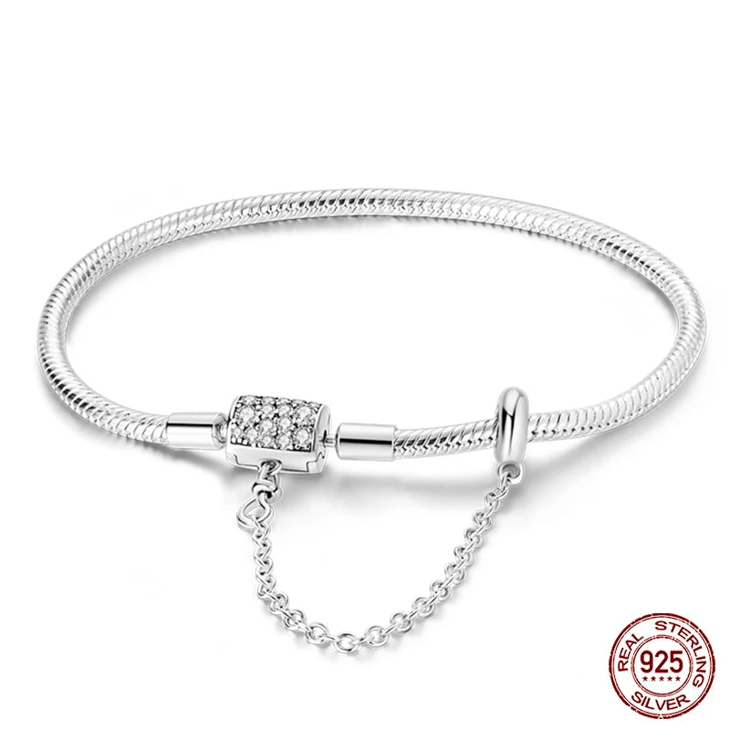 Bracelet 925 Sterling Silver Zircon Bracelets