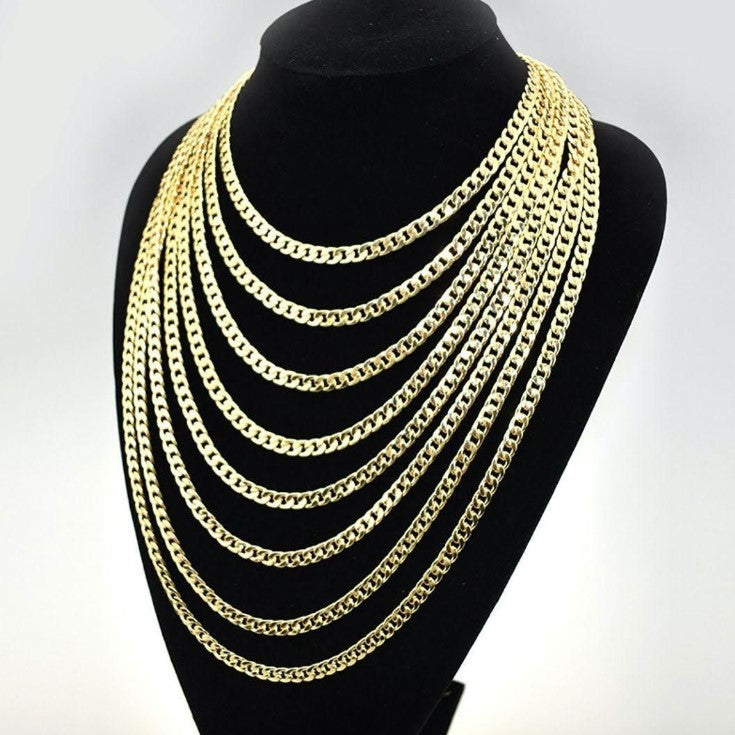 18 K Gold Plated Chain Necklaces