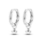 Round Hoop Earring - 925 Sterling Silver