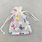 10/25/50pcs Rainbow Butterfly Organza Jewelry Bag 9x12 10x15cm Drawstring Gift Bag Wedding Party Christmas Candy Jewelry Packing