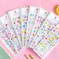 6 Sheets/Set Kids Reward 3D Diamond Crystal Gem Colorful Shiny Stickers Lovely Creative DIY Mobile Phone Case Decoration